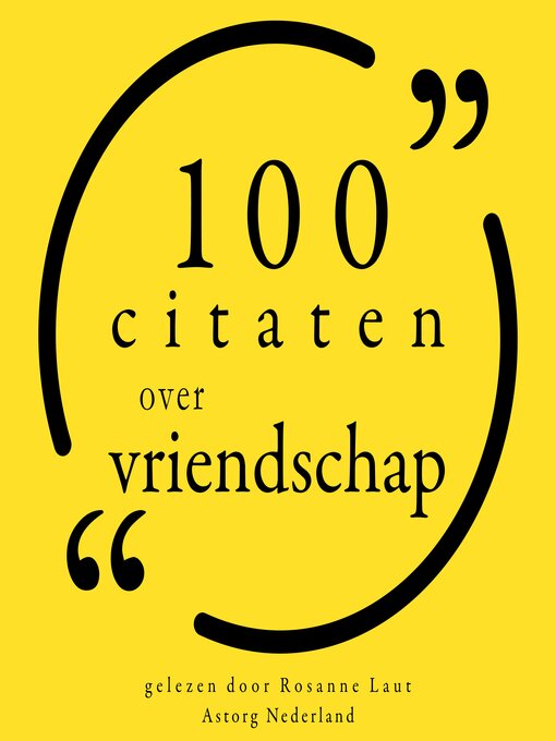 Title details for 100 citaten over vriendschap by Various - Available